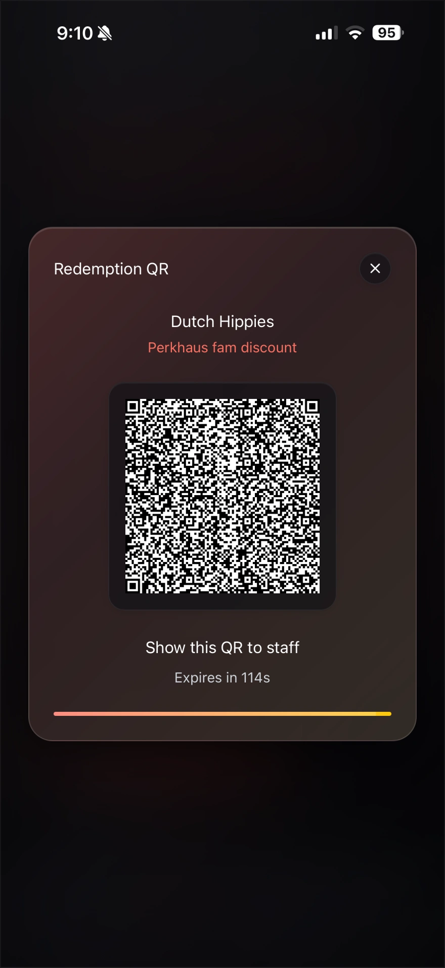 Perkhaus screen 10